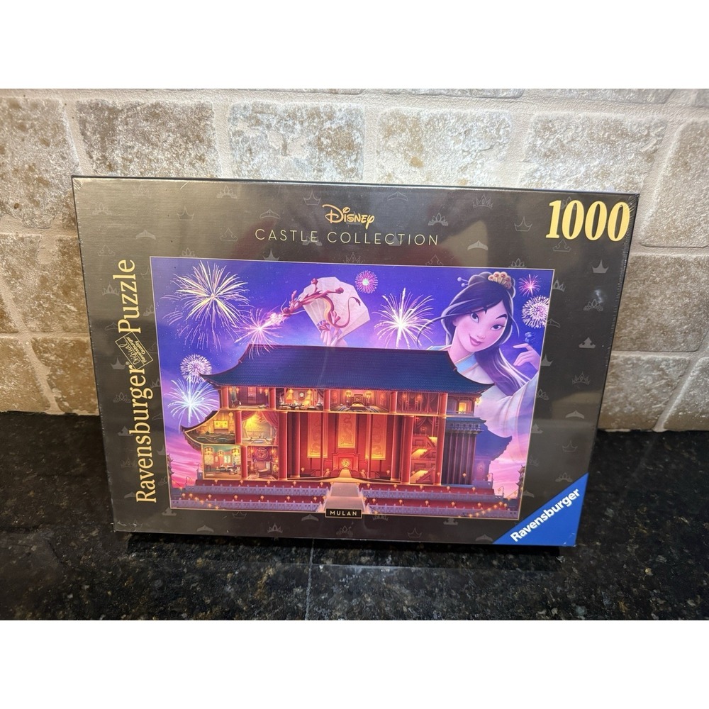 NIB Disney Castle Collection Mulan Imperial Palace 1000pc Puzzle by Ravensburger